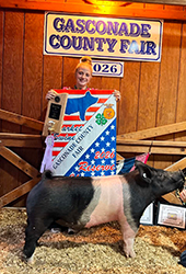 Reserve Grand Champion Overall Market Hog
2026 Gasconade County Fair, MO